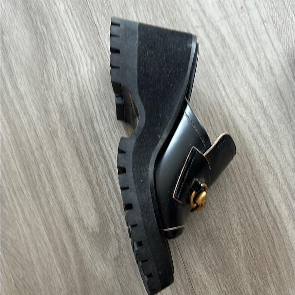 Gucci Horsebit Cordovan Lux Womens Harald Platform Slide Sandals - Picture 2 of 4